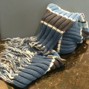 Blue and white Arizona scarf -- 3 for $10! --